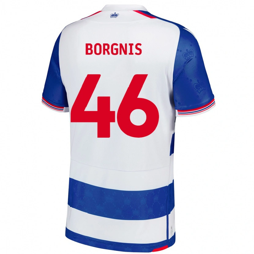 Danxen Herren Jacob Borgnis #46 Blau Weiß Heimtrikot Trikot 2024/25 T-Shirt Schweiz