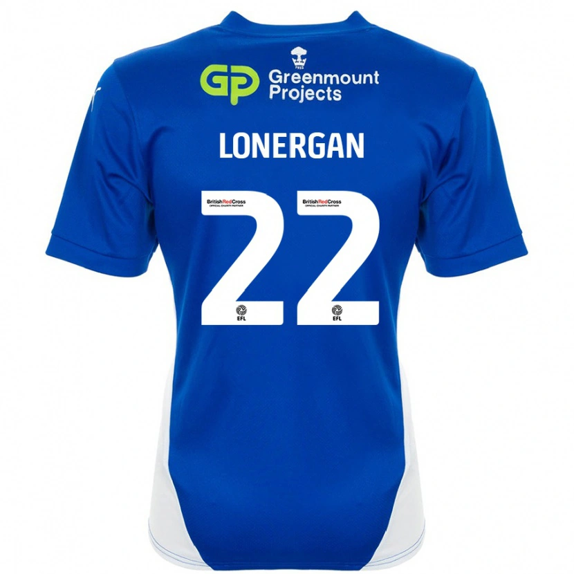 Danxen Herren Andy Lonergan #22 Blau Weiß Heimtrikot Trikot 2024/25 T-Shirt Schweiz