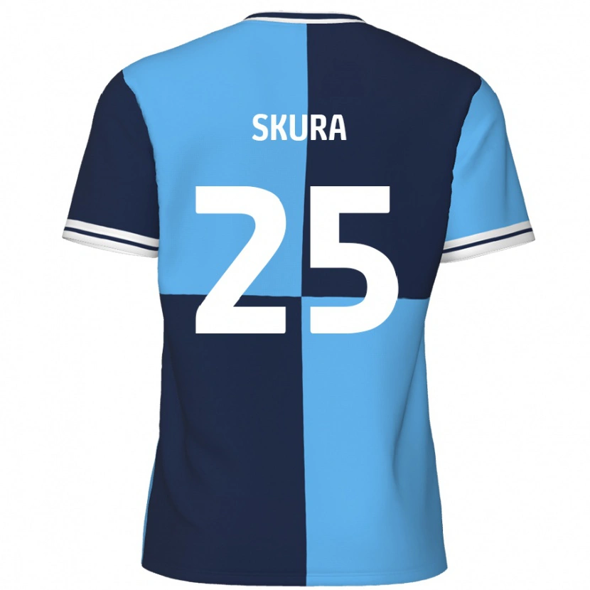 Danxen Herren Declan Skura #25 Himmelblau Dunkelblau Heimtrikot Trikot 2024/25 T-Shirt Schweiz