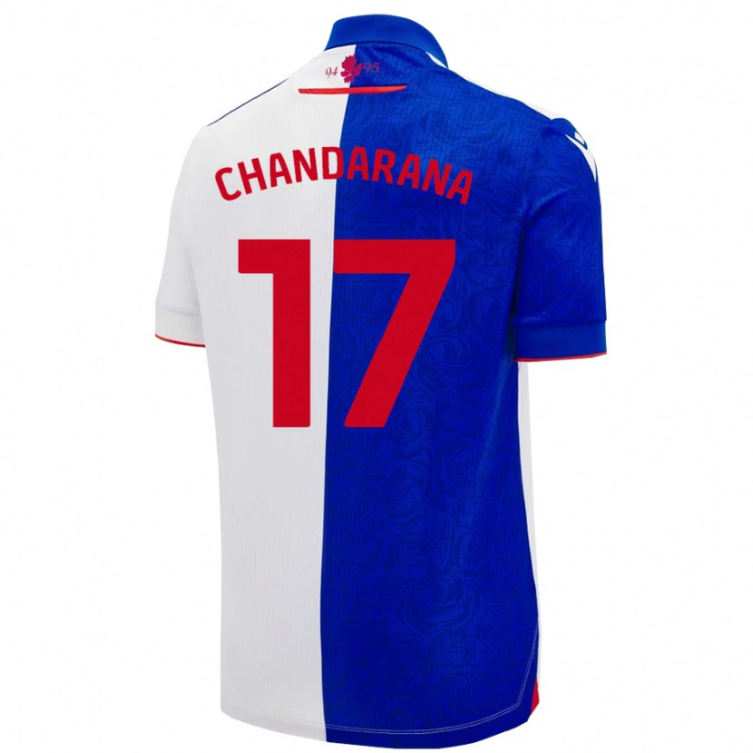 Danxen Herren Millie Chandarana #17 Himmelblau Weiß Heimtrikot Trikot 2024/25 T-Shirt Schweiz