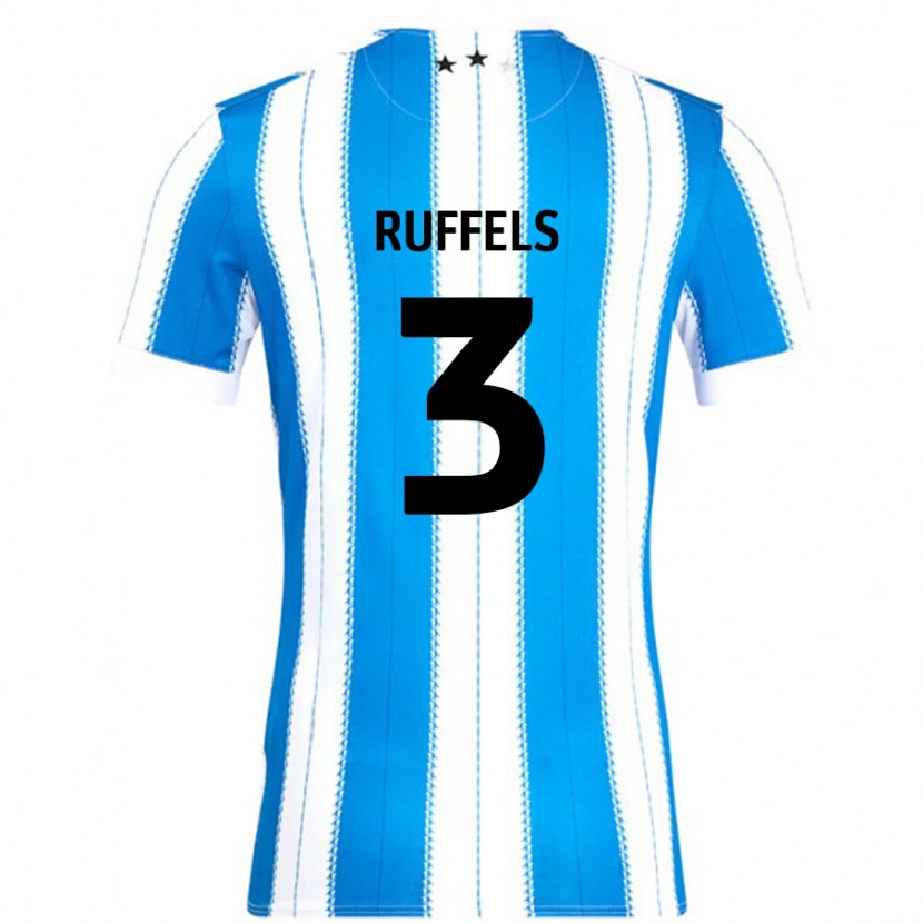 Danxen Herren Josh Ruffels #3 Blau Weiß Heimtrikot Trikot 2024/25 T-Shirt Schweiz