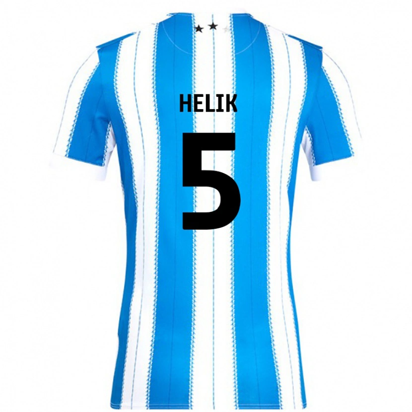 Danxen Herren Michal Helik #5 Blau Weiß Heimtrikot Trikot 2024/25 T-Shirt Schweiz