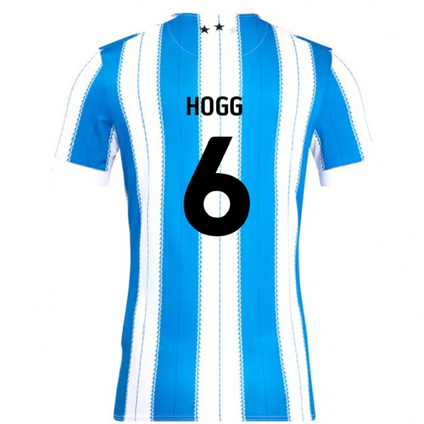 Danxen Herren Jonathan Hogg #6 Blau Weiß Heimtrikot Trikot 2024/25 T-Shirt Schweiz