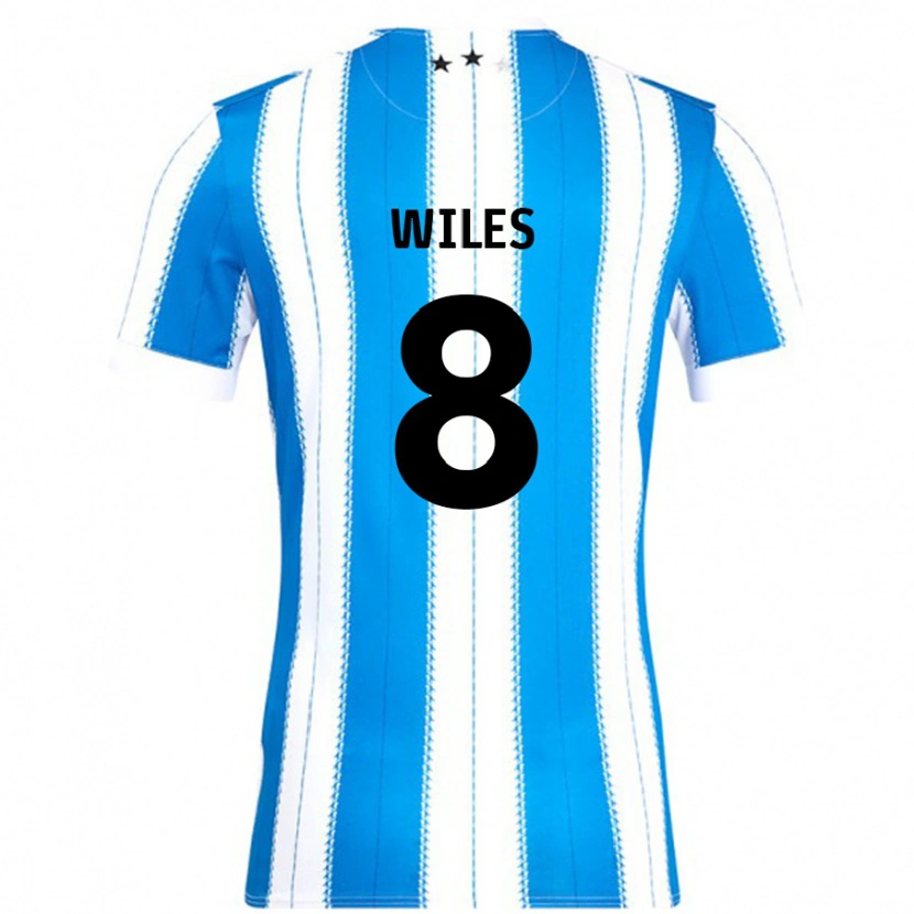 Danxen Herren Ben Wiles #8 Blau Weiß Heimtrikot Trikot 2024/25 T-Shirt Schweiz