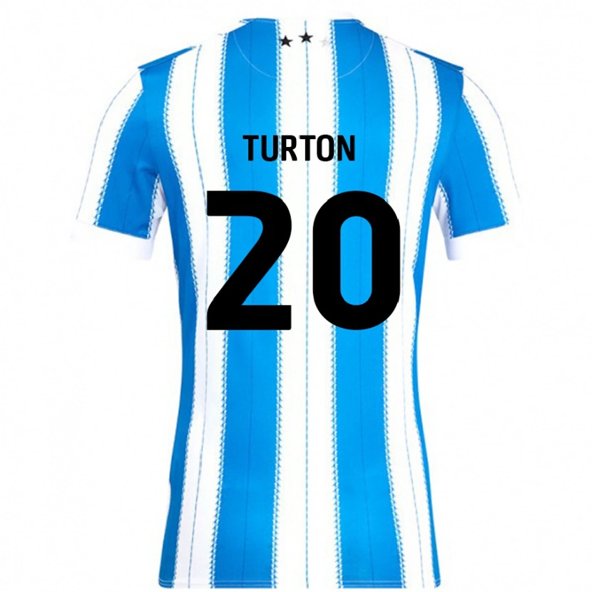 Danxen Herren Ollie Turton #20 Blau Weiß Heimtrikot Trikot 2024/25 T-Shirt Schweiz