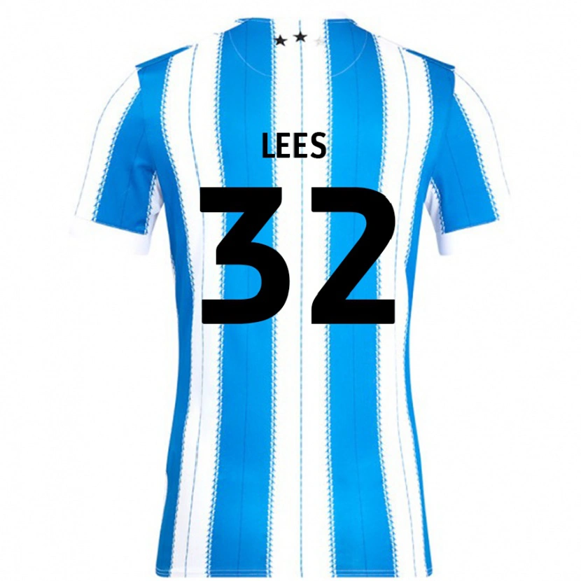 Danxen Herren Tom Lees #32 Blau Weiß Heimtrikot Trikot 2024/25 T-Shirt Schweiz