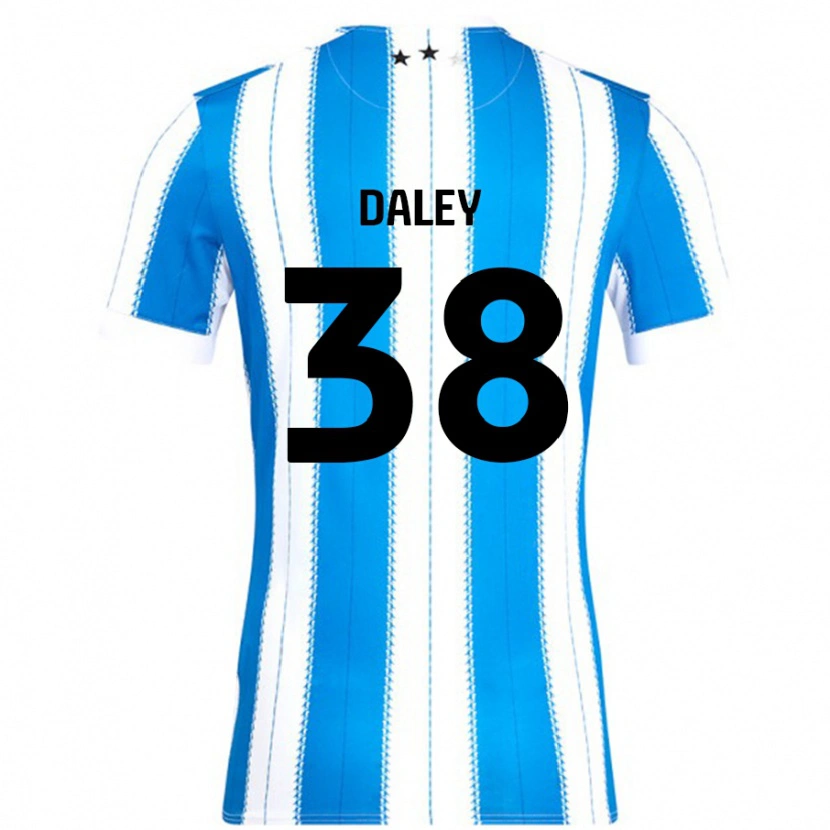 Danxen Herren Luke Daley #38 Blau Weiß Heimtrikot Trikot 2024/25 T-Shirt Schweiz