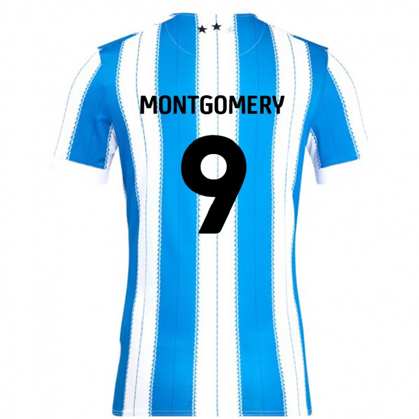 Danxen Herren Ria Montgomery #9 Blau Weiß Heimtrikot Trikot 2024/25 T-Shirt Schweiz