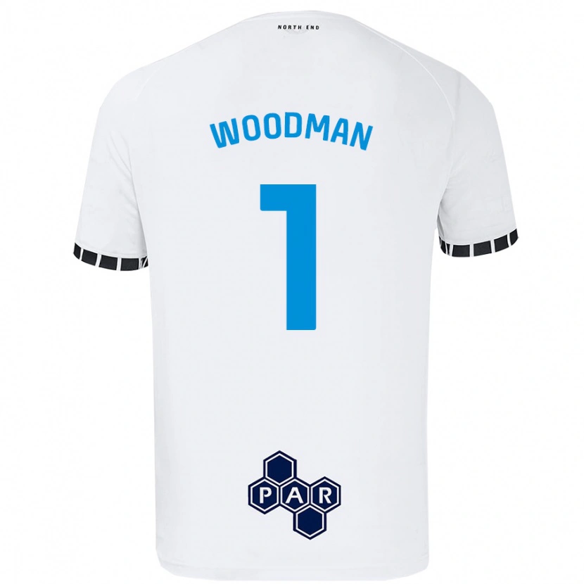 Danxen Herren Freddie Woodman #1 Weiß Heimtrikot Trikot 2024/25 T-Shirt Schweiz