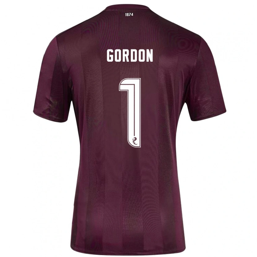 Danxen Herren Craig Gordon #1 Burgundrot Heimtrikot Trikot 2024/25 T-Shirt Schweiz