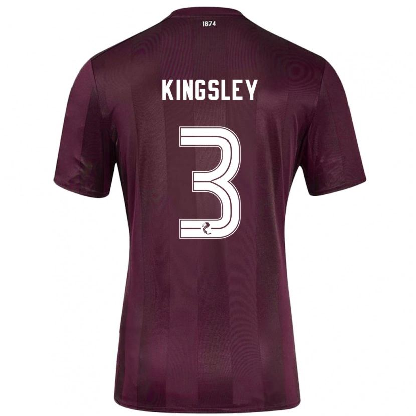 Danxen Herren Stephen Kingsley #3 Burgundrot Heimtrikot Trikot 2024/25 T-Shirt Schweiz