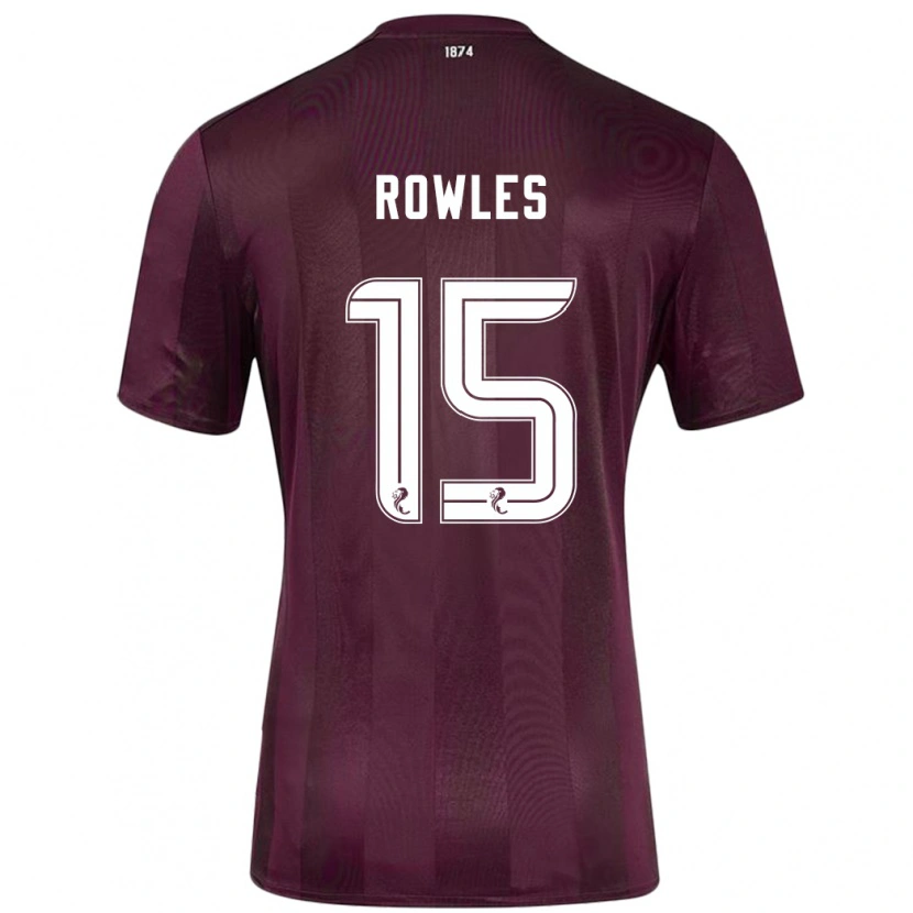 Danxen Herren Kye Rowles #15 Burgundrot Heimtrikot Trikot 2024/25 T-Shirt Schweiz