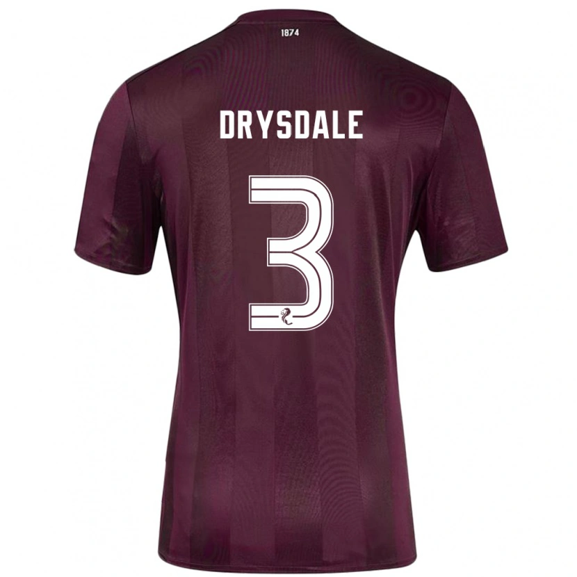 Danxen Herren Ethan Drysdale #3 Burgundrot Heimtrikot Trikot 2024/25 T-Shirt Schweiz