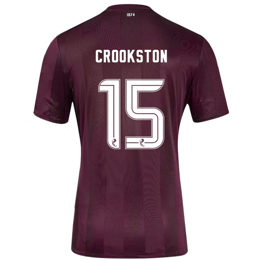 Danxen Herren Gregor Crookston #15 Burgundrot Heimtrikot Trikot 2024/25 T-Shirt Schweiz