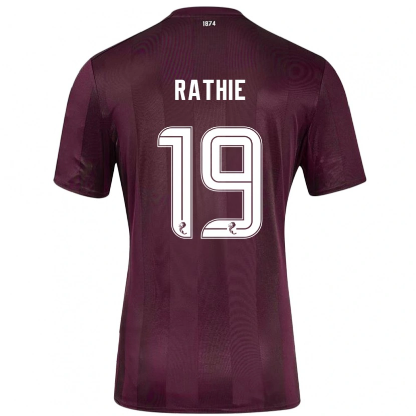 Danxen Herren Luke Rathie #19 Burgundrot Heimtrikot Trikot 2024/25 T-Shirt Schweiz