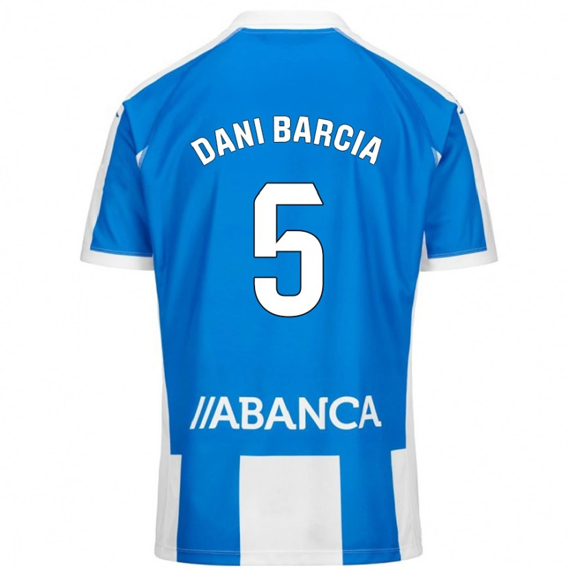 Danxen Herren Dani Barcia #5 Blau Weiß Heimtrikot Trikot 2024/25 T-Shirt Schweiz