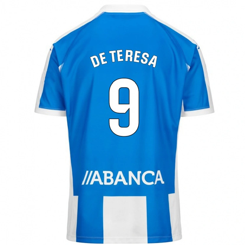 Danxen Herren Ana Lucía De Teresa #9 Blau Weiß Heimtrikot Trikot 2024/25 T-Shirt Schweiz