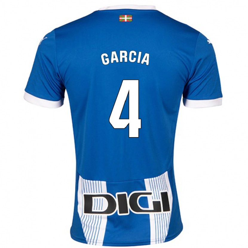 Danxen Herren Pichi García #4 Blau Heimtrikot Trikot 2024/25 T-Shirt Schweiz