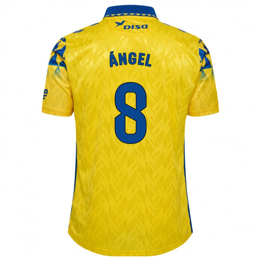 Danxen Herren José Ángel #8 Gelb Blau Heimtrikot Trikot 2024/25 T-Shirt Schweiz