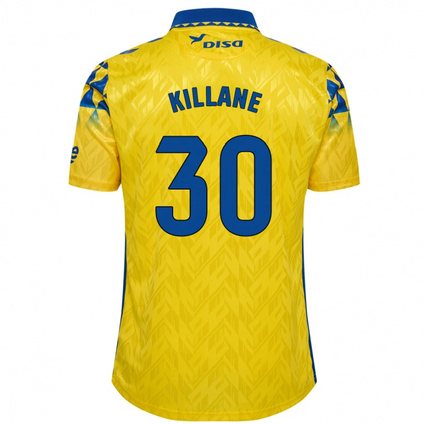 Danxen Herren Álvaro Killane #30 Gelb Blau Heimtrikot Trikot 2024/25 T-Shirt Schweiz