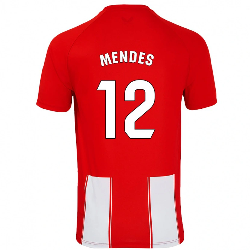 Danxen Herren Alex Mendes #12 Rot Weiß Heimtrikot Trikot 2024/25 T-Shirt Schweiz