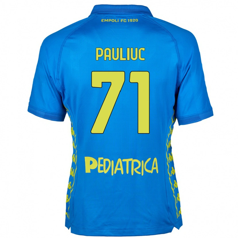 Danxen Herren Nicolò Pauliuc #71 Blau Heimtrikot Trikot 2024/25 T-Shirt Schweiz