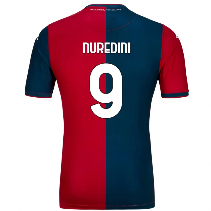 Danxen Herren Joi Nuredini #9 Rot Dunkelblau Heimtrikot Trikot 2024/25 T-Shirt Schweiz