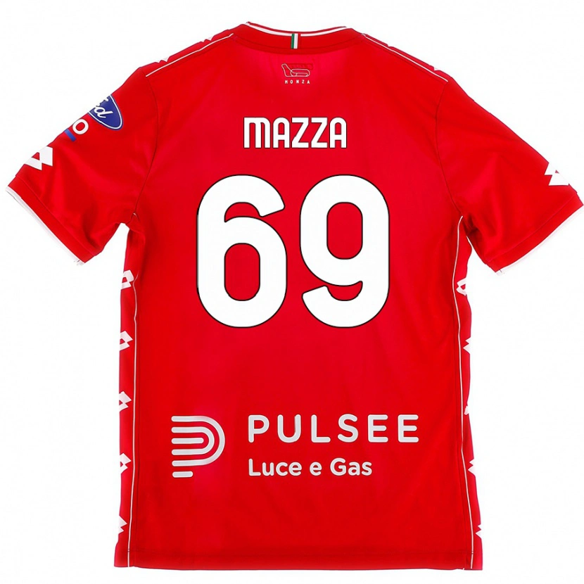 Danxen Herren Andrea Mazza #69 Rot Weiß Heimtrikot Trikot 2024/25 T-Shirt Schweiz