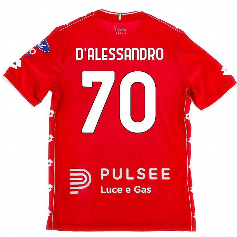 Danxen Herren Marco D'alessandro #70 Rot Weiß Heimtrikot Trikot 2024/25 T-Shirt Schweiz