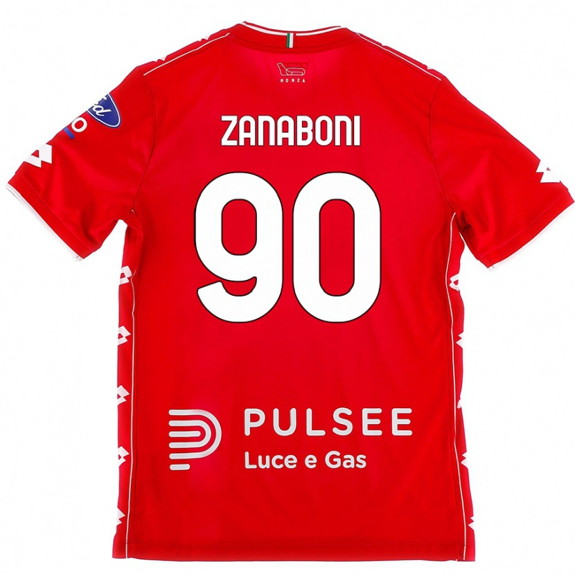 Danxen Herren Emanuele Zanaboni #90 Rot Weiß Heimtrikot Trikot 2024/25 T-Shirt Schweiz