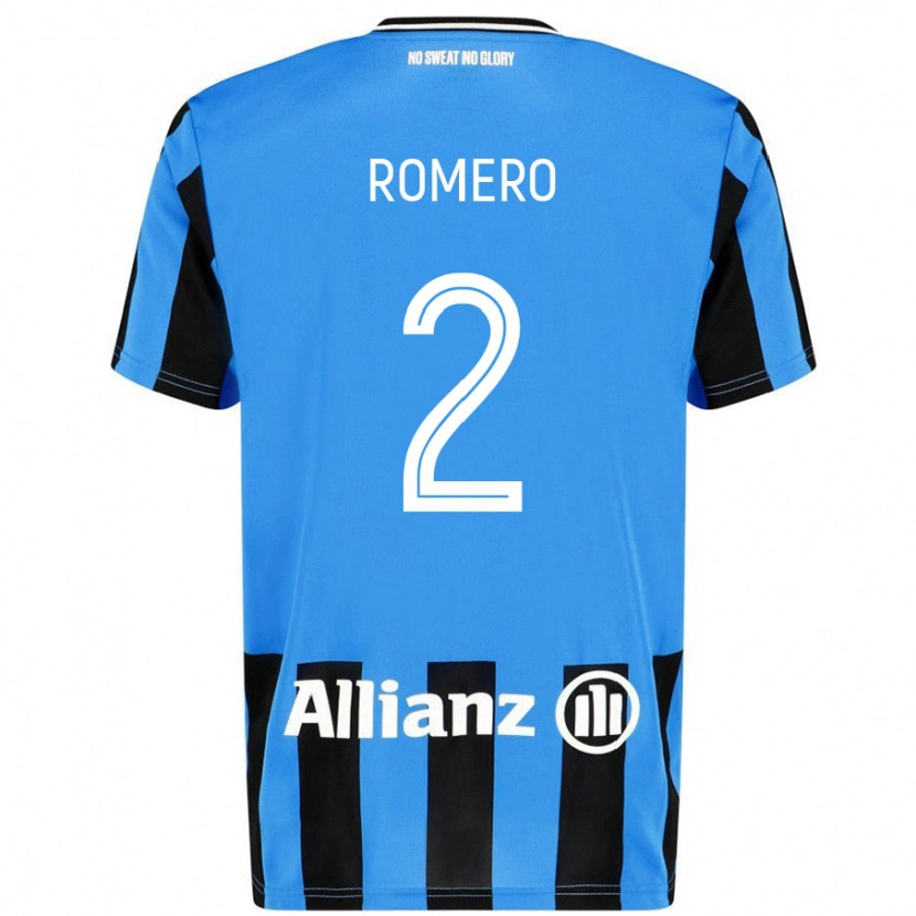 Danxen Herren Zaid Romero #2 Himmelblau Schwarz Heimtrikot Trikot 2024/25 T-Shirt Schweiz