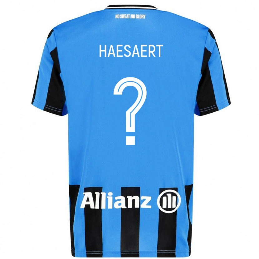 Danxen Herren Mateo Haesaert #0 Himmelblau Schwarz Heimtrikot Trikot 2024/25 T-Shirt Schweiz