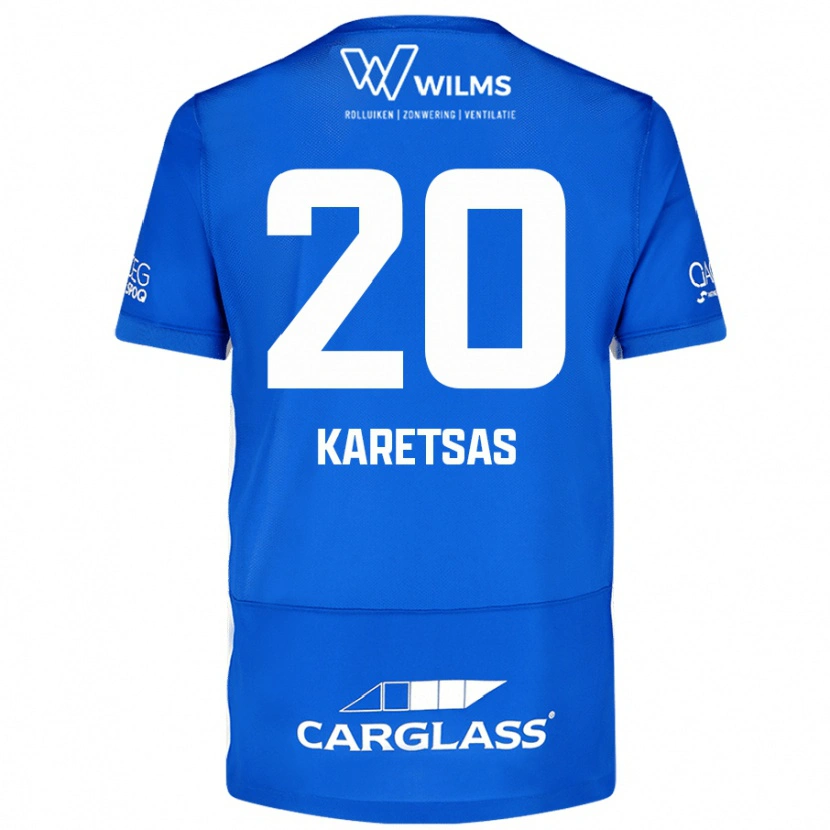 Danxen Herren Konstantinos Karetsas #20 Blau Heimtrikot Trikot 2024/25 T-Shirt Schweiz