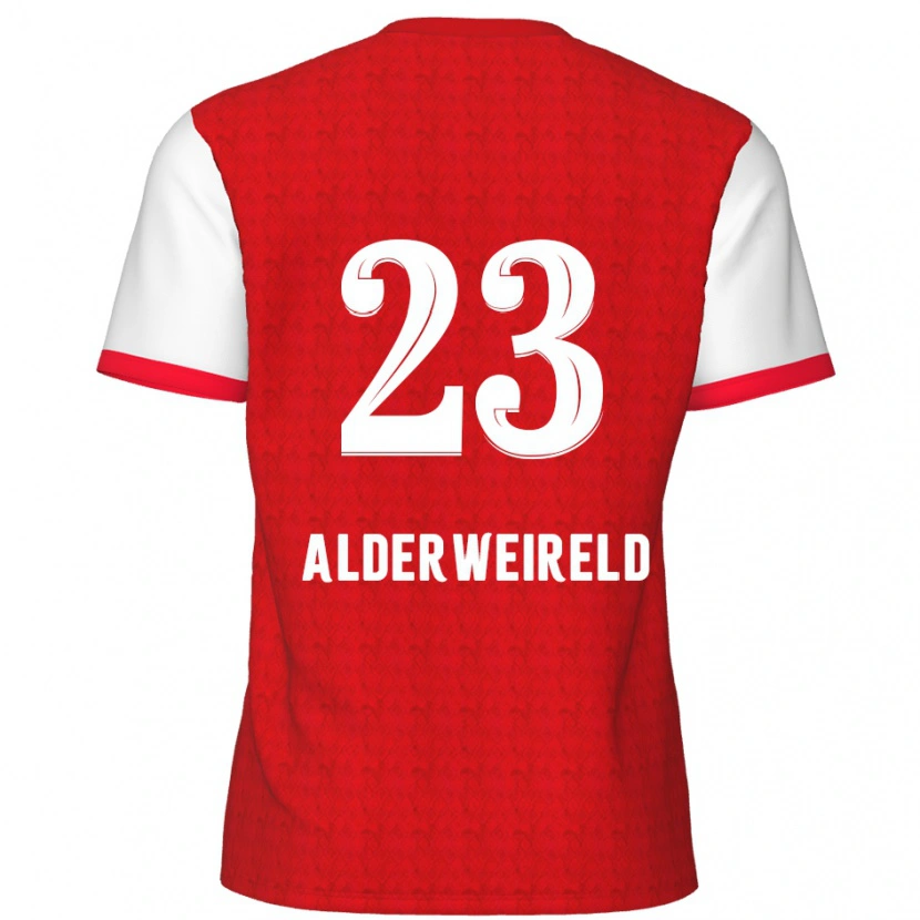 Danxen Herren Toby Alderweireld #23 Rot Weiß Heimtrikot Trikot 2024/25 T-Shirt Schweiz