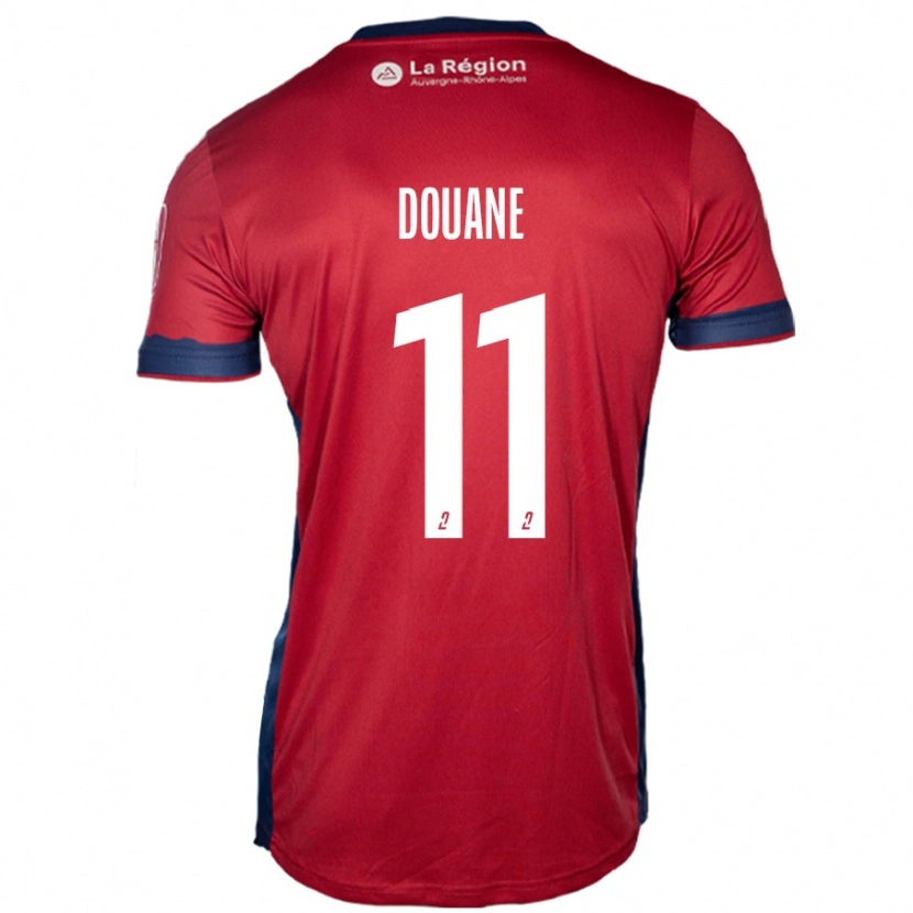 Danxen Herren Maïdine Douane #11 Hellburgunderrot Heimtrikot Trikot 2024/25 T-Shirt Schweiz