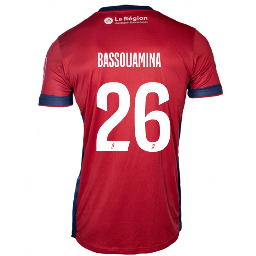 Danxen Herren Mons Bassouamina #26 Hellburgunderrot Heimtrikot Trikot 2024/25 T-Shirt Schweiz