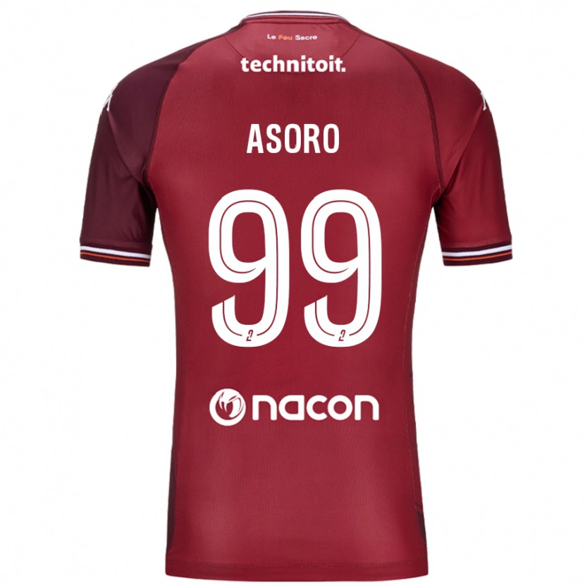 Danxen Herren Joel Asoro #99 Rot Granata Heimtrikot Trikot 2024/25 T-Shirt Schweiz