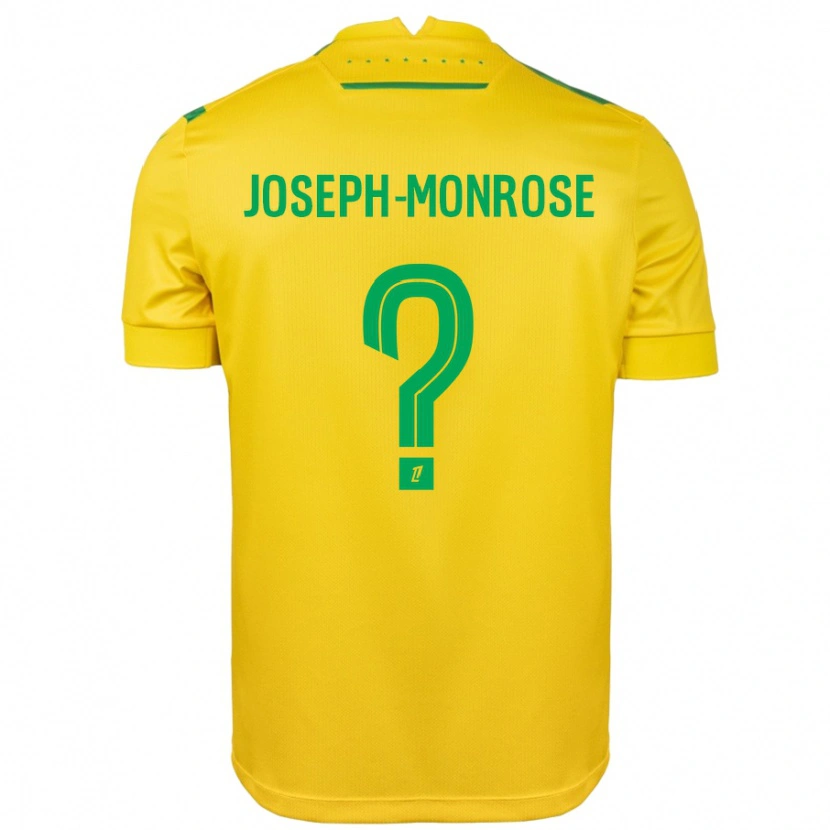 Danxen Herren Florian Joseph-Monrose #0 Gelb Grün Heimtrikot Trikot 2024/25 T-Shirt Schweiz