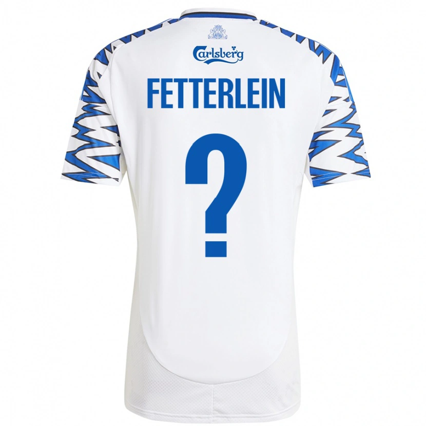 Danxen Herren Sean Fetterlein #0 Weiß Himmelblau Heimtrikot Trikot 2024/25 T-Shirt Schweiz