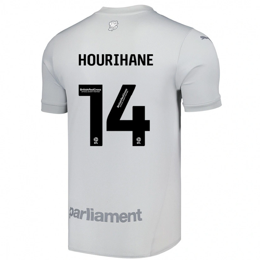 Danxen Herren Conor Hourihane #14 Silbergrau Auswärtstrikot Trikot 2024/25 T-Shirt Schweiz