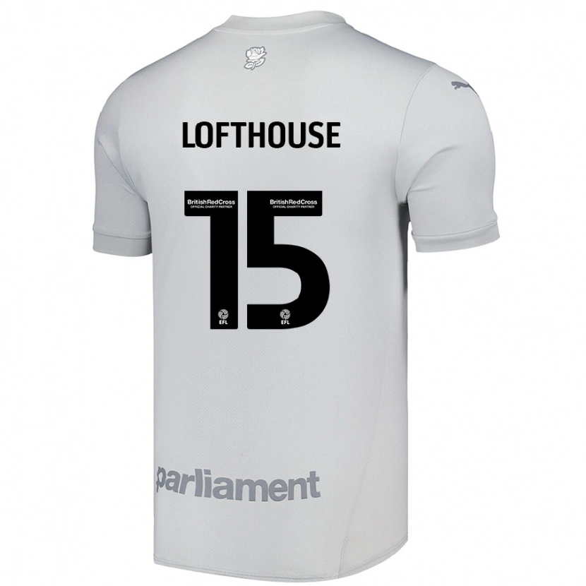 Danxen Herren Kyran Lofthouse #15 Silbergrau Auswärtstrikot Trikot 2024/25 T-Shirt Schweiz