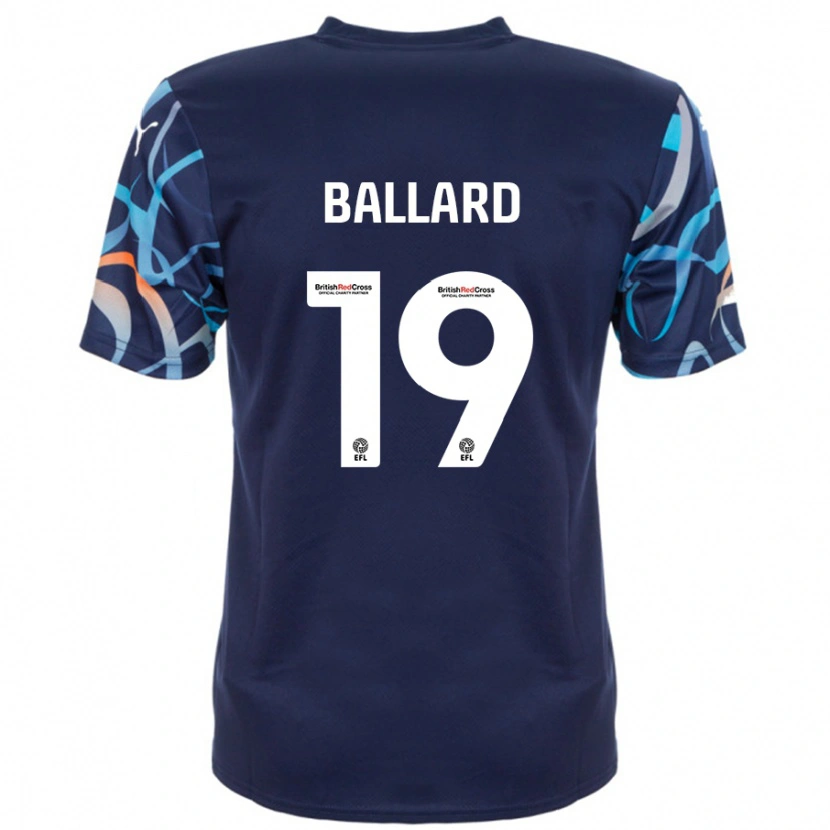 Danxen Herren Dom Ballard #19 Marineblau Auswärtstrikot Trikot 2024/25 T-Shirt Schweiz