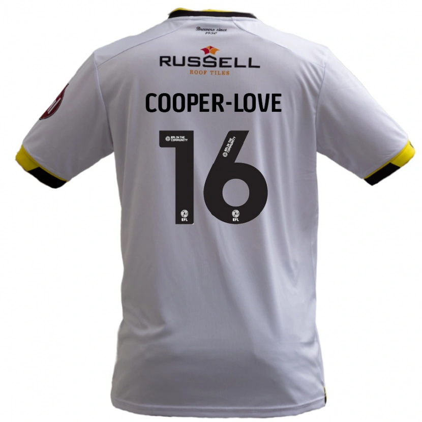 Danxen Herren Jack Cooper-Love #16 Weiß Auswärtstrikot Trikot 2024/25 T-Shirt Schweiz