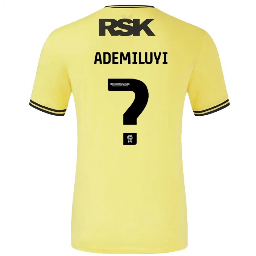 Danxen Herren Princess Ademiluyi #0 Gelb Schwarz Auswärtstrikot Trikot 2024/25 T-Shirt Schweiz