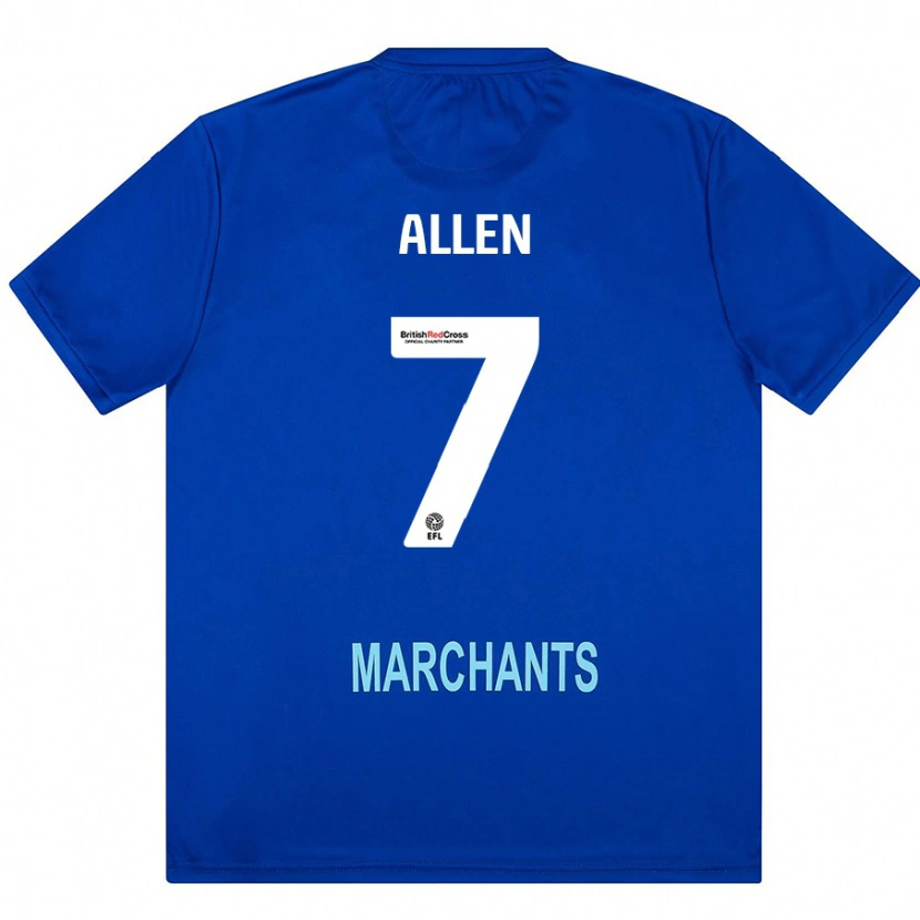 Danxen Herren Emily Allen #7 Grün Auswärtstrikot Trikot 2024/25 T-Shirt Schweiz