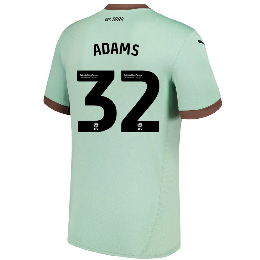 Danxen Herren Ebou Adams #32 Blassgrün Auswärtstrikot Trikot 2024/25 T-Shirt Schweiz