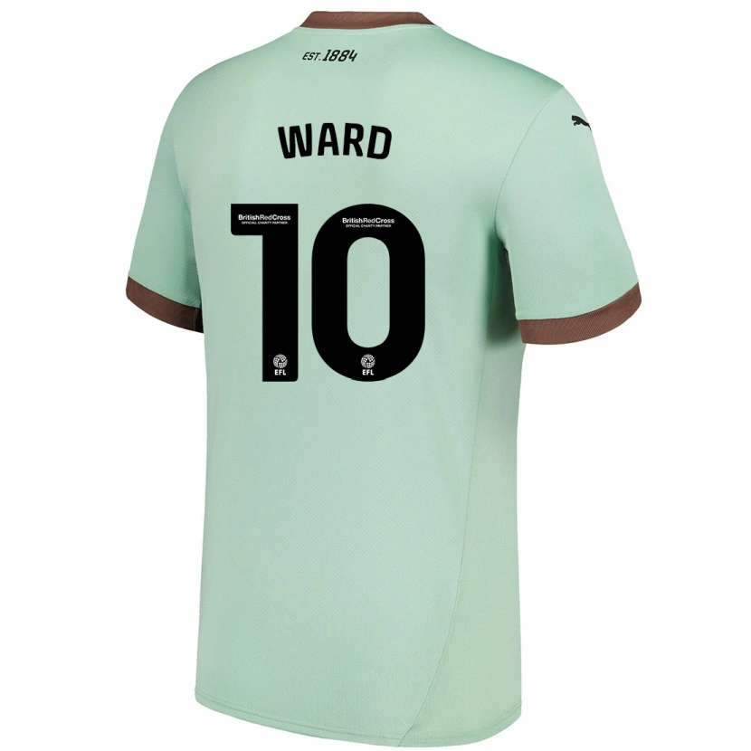 Danxen Herren Hannah Ward #10 Blassgrün Auswärtstrikot Trikot 2024/25 T-Shirt Schweiz