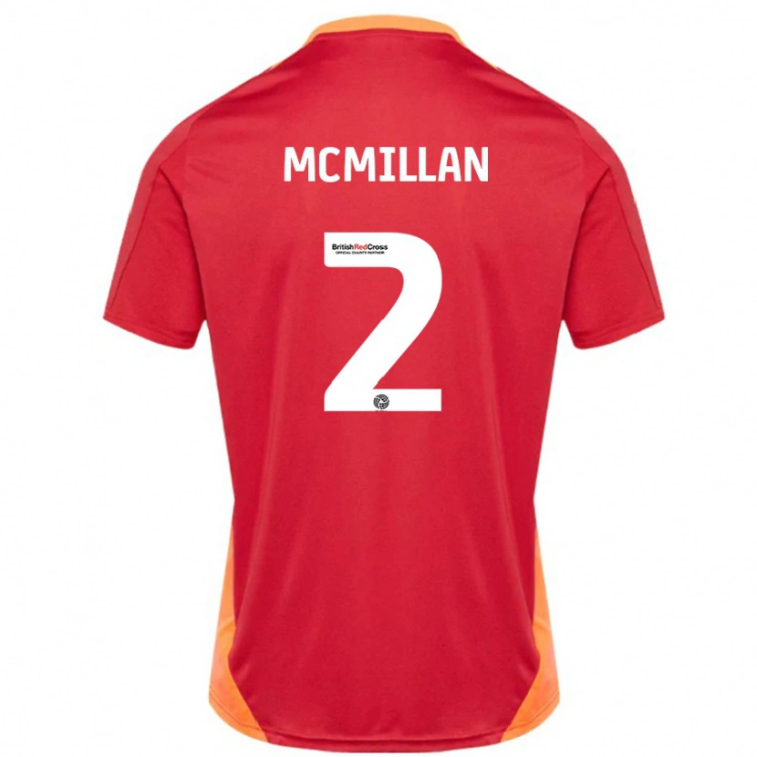 Danxen Herren Jack Mcmillan #2 Blau Cremeweiß Auswärtstrikot Trikot 2024/25 T-Shirt Schweiz