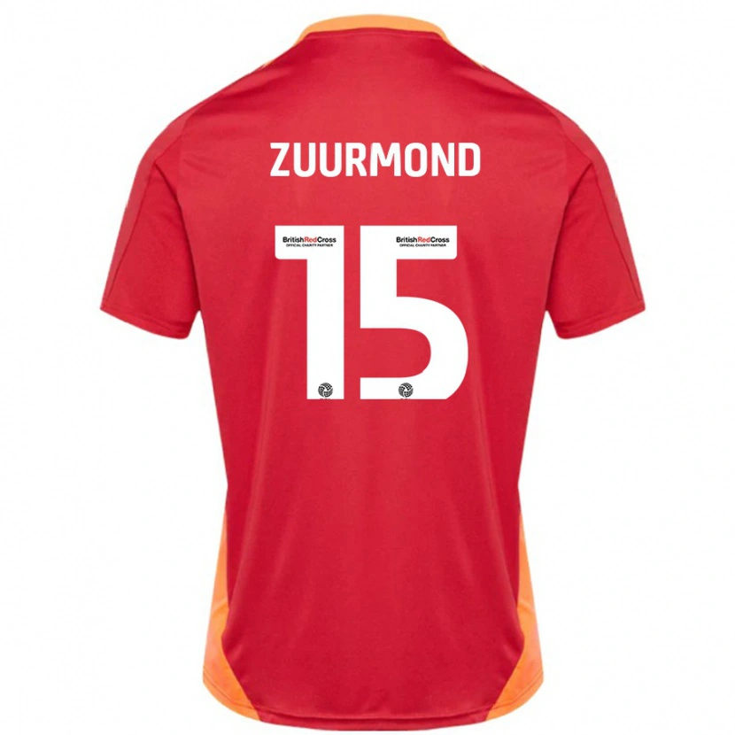 Danxen Herren Ishbel Zuurmond #15 Blau Cremeweiß Auswärtstrikot Trikot 2024/25 T-Shirt Schweiz