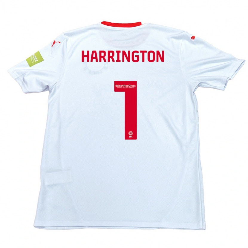 Danxen Herren David Harrington #1 Weiß Auswärtstrikot Trikot 2024/25 T-Shirt Schweiz